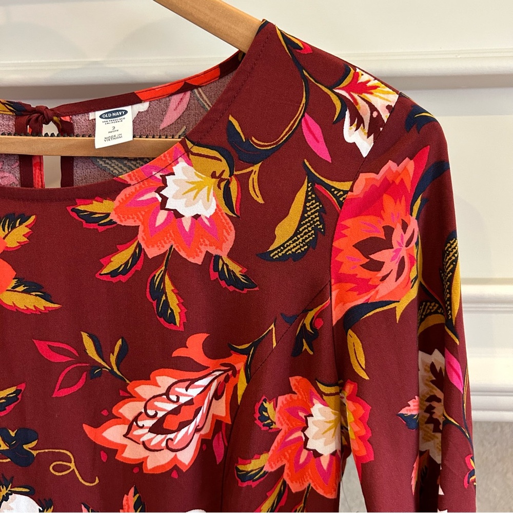 Old Navy Floral Print Dress NWT - Picture 4 of 13